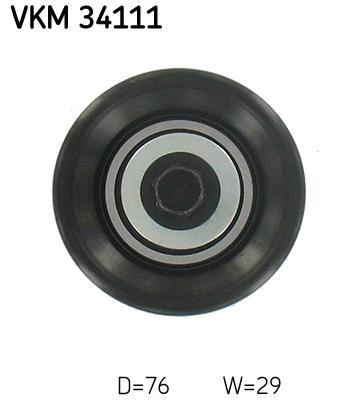 Galet enrouleur de courroie d'accessoire SKF ref. VKM 34111